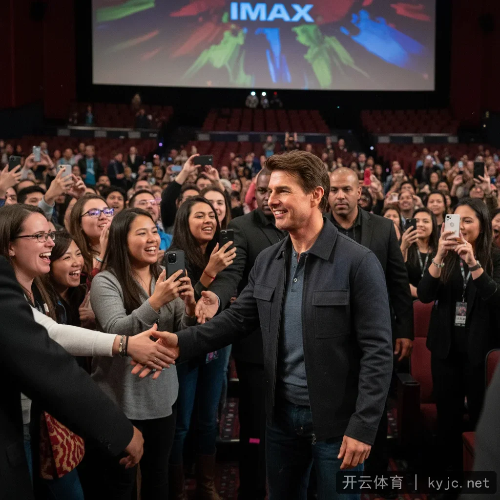 开云体育 - 好莱坞影星汤姆·克鲁斯现身IMAX影院，与影迷互动引爆热潮 配图1
